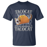 Tacocat Spelled Backwards Is Tacocat T Shirt Funny Cat Gift 90s Bootleg - Wonder Print Shop