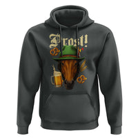 Oktoberfest Horse Hoodie German Octoberfest Beer Prost Drinking - Wonder Print Shop