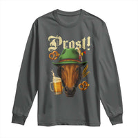 Oktoberfest Horse Long Sleeve Shirt German Octoberfest Beer Prost Drinking - Wonder Print Shop