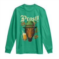 Oktoberfest Horse Long Sleeve Shirt German Octoberfest Beer Prost Drinking - Wonder Print Shop