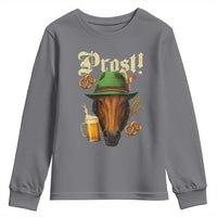 Oktoberfest Horse Youth Sweatshirt German Octoberfest Beer Prost Drinking - Wonder Print Shop