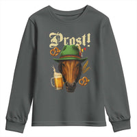 Oktoberfest Horse Youth Sweatshirt German Octoberfest Beer Prost Drinking - Wonder Print Shop