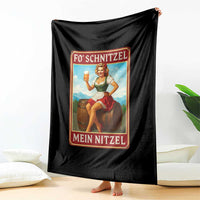 Funny Oktoberfest Throw Blanket German Octoberfest Matching Drinking Beer Pun Up Girl - Wonder Print Shop