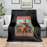 Funny Oktoberfest Throw Blanket German Octoberfest Matching Drinking Beer Pun Up Girl - Wonder Print Shop