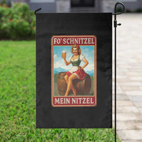 Funny Oktoberfest Garden Flag German Octoberfest Matching Drinking Beer Pun Up Girl - Wonder Print Shop