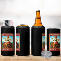 Funny Oktoberfest 4 in 1 Can Cooler Tumbler German Octoberfest Matching Drinking Beer Pun Up Girl - Wonder Print Shop