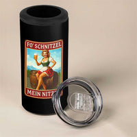 Funny Oktoberfest 4 in 1 Can Cooler Tumbler German Octoberfest Matching Drinking Beer Pun Up Girl - Wonder Print Shop