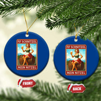 Funny Oktoberfest Ceramic Ornament German Octoberfest Matching Drinking Beer Pun Up Girl - Wonder Print Shop