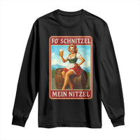 Funny Oktoberfest Long Sleeve Shirt German Octoberfest Matching Drinking Beer Pun Up Girl - Wonder Print Shop