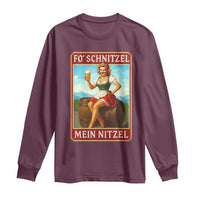 Funny Oktoberfest Long Sleeve Shirt German Octoberfest Matching Drinking Beer Pun Up Girl - Wonder Print Shop