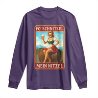 Funny Oktoberfest Long Sleeve Shirt German Octoberfest Matching Drinking Beer Pun Up Girl - Wonder Print Shop
