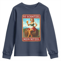 Funny Oktoberfest Youth Sweatshirt German Octoberfest Matching Drinking Beer Pun Up Girl - Wonder Print Shop