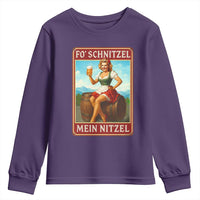 Funny Oktoberfest Youth Sweatshirt German Octoberfest Matching Drinking Beer Pun Up Girl - Wonder Print Shop