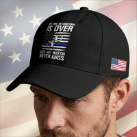 Police Retirement Baseball Cap Handcuffs US Flag Retired Police Graphic