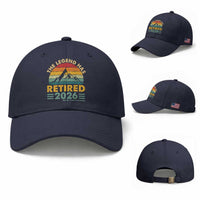 Retired 2026 Not My Problem Anymore Baseball Cap Vintage Retirement Gift