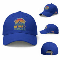 Retired 2026 Not My Problem Anymore Baseball Cap Vintage Retirement Gift