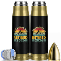 Retired 2026 Not My Problem Anymore Bullet Tumbler Vintage Retirement Gift