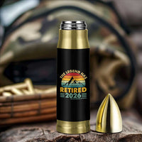 Retired 2026 Not My Problem Anymore Bullet Tumbler Vintage Retirement Gift