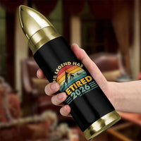Retired 2026 Not My Problem Anymore Bullet Tumbler Vintage Retirement Gift