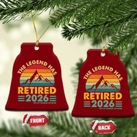 Retired 2026 Not My Problem Anymore Ceramic Ornament Vintage Retirement Gift