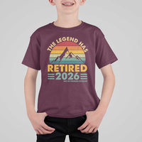 Retired 2026 Not My Problem Anymore T Shirt For Kid Vintage Retirement Gift