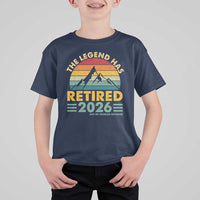 Retired 2026 Not My Problem Anymore T Shirt For Kid Vintage Retirement Gift