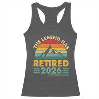 Retired 2026 Not My Problem Anymore Racerback Tank Top Vintage Retirement Gift