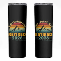 Retired 2026 Not My Problem Anymore Skinny Tumbler Vintage Retirement Gift