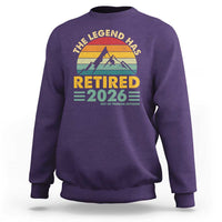 Retired 2026 Not My Problem Anymore Sweatshirt Vintage Retirement Gift