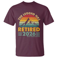 Retired 2026 Not My Problem Anymore T Shirt Vintage Retirement Gift