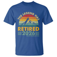 Retired 2026 Not My Problem Anymore T Shirt Vintage Retirement Gift