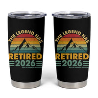 Retired 2026 Not My Problem Anymore Tumbler Cup Vintage Retirement Gift