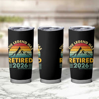 Retired 2026 Not My Problem Anymore Tumbler Cup Vintage Retirement Gift