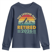 Retired 2026 Not My Problem Anymore Youth Sweatshirt Vintage Retirement Gift