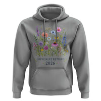 Officially Retired 2026 Wildflowers Botanical Floral Graphic Hoodie