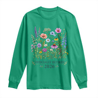 Officially Retired 2026 Wildflowers Botanical Floral Graphic Long Sleeve Shirt