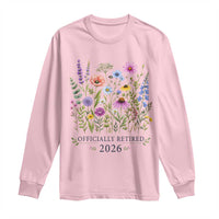 Officially Retired 2026 Wildflowers Botanical Floral Graphic Long Sleeve Shirt