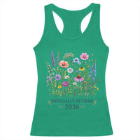 Officially Retired 2026 Wildflowers Botanical Floral Graphic Racerback Tank Top