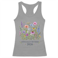 Officially Retired 2026 Wildflowers Botanical Floral Graphic Racerback Tank Top