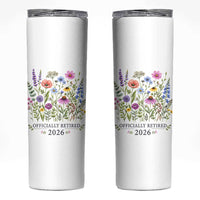 Officially Retired 2026 Wildflowers Botanical Floral Graphic Skinny Tumbler