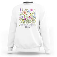 Officially Retired 2026 Wildflowers Botanical Floral Graphic Sweatshirt