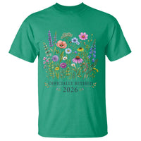 Officially Retired 2026 Wildflowers Botanical Floral Graphic T Shirt