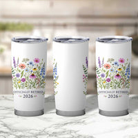 Officially Retired 2026 Wildflowers Botanical Floral Graphic Tumbler Cup