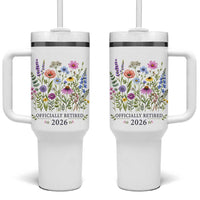 Officially Retired 2026 Wildflowers Botanical Floral Graphic Tumbler With Handle