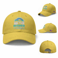 The Legend Has Retired 2026 Baseball Cap Vintage Tropical Beach Sunset Graphic Ocean Vibes