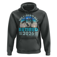The Legend Has Retired 2026 Hoodie Vintage Tropical Beach Sunset Graphic Ocean Vibes