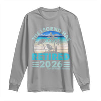 The Legend Has Retired 2026 Long Sleeve Shirt Vintage Tropical Beach Sunset Graphic Ocean Vibes