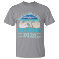 The Legend Has Retired 2026 T Shirt Vintage Tropical Beach Sunset Graphic Ocean Vibes
