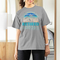 The Legend Has Retired 2026 T Shirt For Women Vintage Tropical Beach Sunset Graphic Ocean Vibes