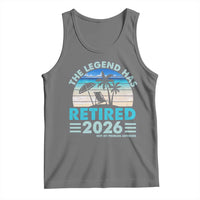 The Legend Has Retired 2026 Tank Top Vintage Tropical Beach Sunset Graphic Ocean Vibes